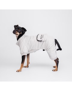 Комбинезон с кармашком для собак XL серый Petmax