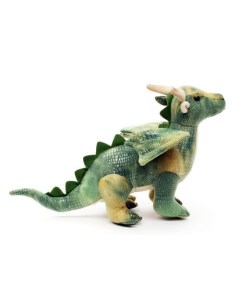Мягкая игрушка Дракон зеленый 25 см Leosco