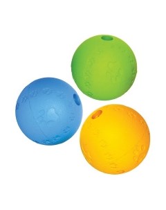 ROSEWOOD Игрушка для собак резиновая Мяч для лакомств голубая 8см Великобритания Rosewood (великобритания)