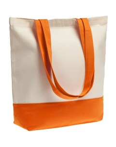 Холщовая сумка Shopaholic оранжевая No name