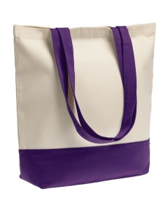 Холщовая сумка Shopaholic фиолетовая No name