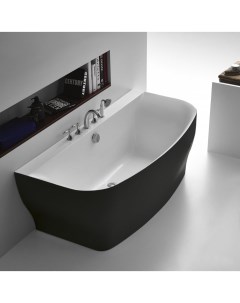 Акриловая ванна BB74 Nero 165x78 черная Belbagno