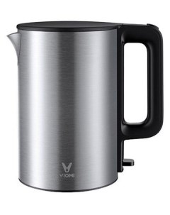 Чайник Viomi Mechanical Kettle 1 5л 1 8 кВт металл пластик серебристый черный V MK151B Xiaomi
