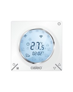 Терморегулятор цифровой программируемый для теплого пола С935 белый с поддержкой Wi Fi Caleo