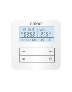 Терморегулятор цифровой программируемый для теплого пола С950 белый Caleo