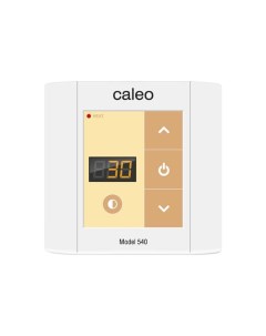 Терморегулятор электронный для теплого пола 540 белый с таймером Caleo