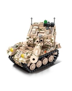 Конструктор военный танк 203120 Sembo block