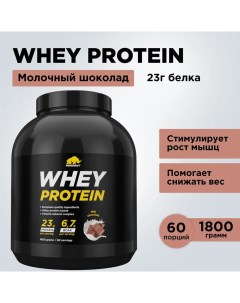 Протеин сывороточный PRIMEKRAFT Whey Protein 60 порций 1800 г молочный шоколад Prime kraft