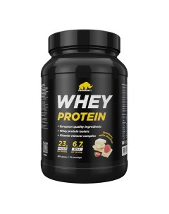 Протеин Whey 900г вкус клубника с белым шоколадом Prime kraft