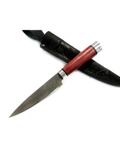 Нож Джентльмен НР19 нержавеющий дамаск 40Х13 Х12МФ1 дюраль карельская берёза Златоуст