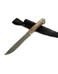 Нож Сканди Н85 сталь ЭИ 107 никель орех Златоуст