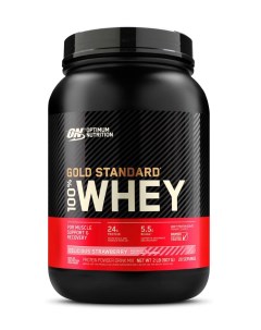 Сывороточный протеин Gold Standard 100 Whey 2 lb Delicious Strawberry Optimum nutrition