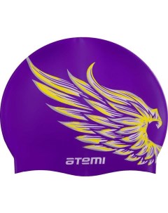 Шапочка для плавания PSC308 лиловая крылья Atemi
