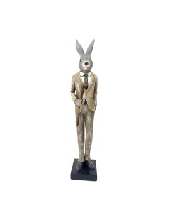 Фигурка декоративная Кролик 6 5 6 32 см KSM 776993 Remeco collection