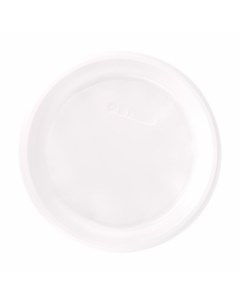 Одноразовые тарелки Стандарт 100 шт белые 602649 Лайма