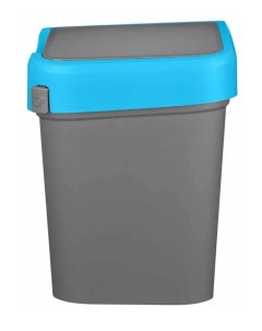 Контейнер для мусора SMART BIN 10л синий Бытпласт