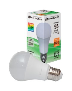 Светодиодная лампа LED EcoLed LE GLS 12 E27 827 Ra90 L164 Наносвет