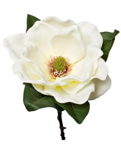 Цветок искусственный Магнолия белая Высота 72 см Garda decor
