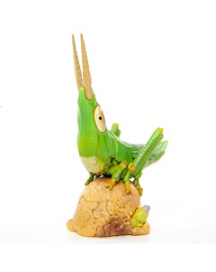 Коллекционная фигурка китайского кузнечика салатовая Exoprima