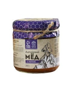 Натуральный цветочный мед Алтайский с мумие 250 г Доброе здоровье