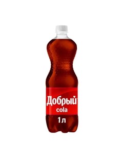 Газированный напиток Cola Кока Кола 1л х 12шт Добрый