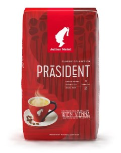 Кофе в зернах кофе зерновой Президент Классическая Коллекция Prasident 1кг Julius meinl