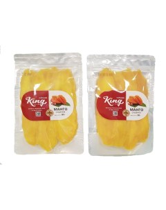 Набор из 2 пакетов натурального сушеного манго KING 2 пакета по 300г King nafoods group
