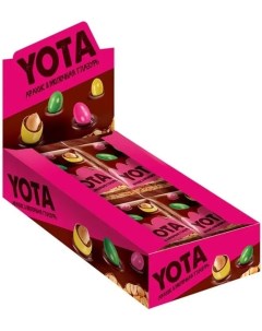 Yota драже арахис в молочно шоколадной и сахарной глазури 20шт по 40г Яшкино