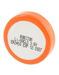 Литиевая батарейка ER2450 PK1 Robiton