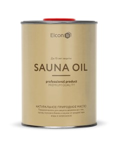 Масло Sauna Oil для банных полков 1 л Elcon