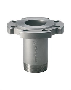 Переход с резьбы 2 на фланец DN65 PN16 PN40 нерж сталь Grundfos