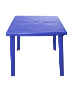 Стол для дачи обеденный 217521 80х80х71 см синий Стандарт пластик
