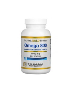 Омега 3 капсулы 1000 мг 90 шт California gold nutrition
