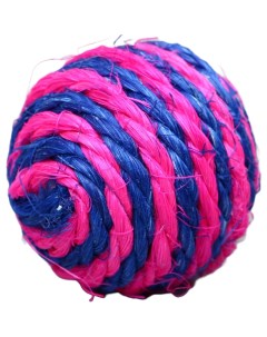 Мяч сизалевый Полосатик 5 см микс цветов Пижон