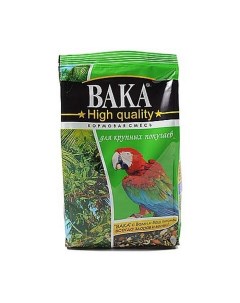 Сухой корм для крупных попугаев High Quality 3 шт по 500 г Вака