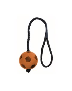 Игрушка для собак мяч футбольный на веревке 9см Nobby