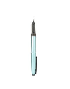 Ручка перьевая 196412 с конвертером перо EF 0 4 мм бирюзовый перламутр Малевичъ