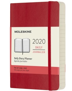 Ежедневник DHF212DC2Y20 Classic Pocket датированный на 2020 год Moleskine
