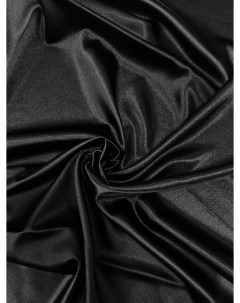 Ткань Атлас Стрейч БП1 999 отрез 100 145см цвет черный Ткани, что надо!
