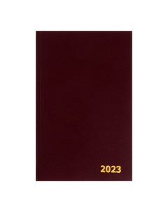Ежедневник датированный 2023г А5 168л б вин Бордо Calligrata