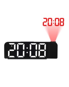 Часы будильник электронные настольные с проекцией на потолок термометром календарем usb Nobrand