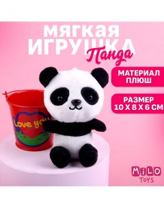 Мягкая игрушка love you панда Milo toys