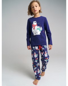 Пижама в новогоднем дизайне для мальчика Playtoday family look