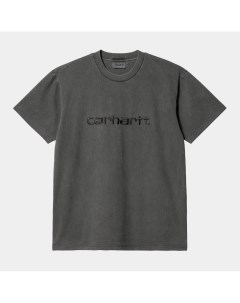 Футболка S S Duster T Shirt Black Garment Dyed 2023 Carhartt wip