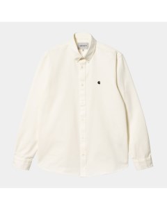 Рубашка L S Madison Shirt Wax Black 2023 Carhartt wip