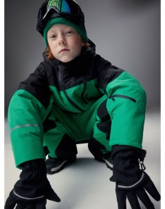 Горнолыжная куртка из технологичной мембраны с лямками для мальчиков Sela