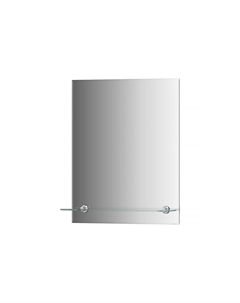 Зеркало настенное с фацетом и полочкой Attractive Evoform