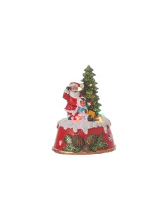 Декоративная фигурка Санта с ёлкой Hoff