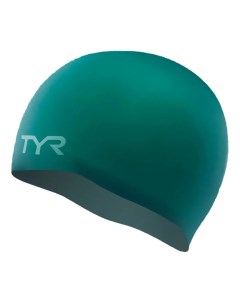 Шапочка для плавания Wrinkle Free Silicone Cap LCS 342 зеленый силикон Tyr