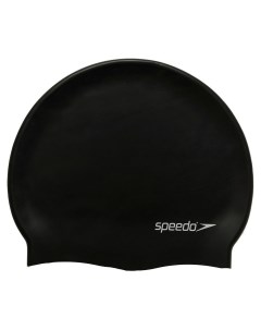 Шапочка для плавания Flat Silicone Cap 8 709910001 0001 черный силикон Speedo